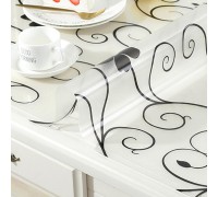 1,7 мм Мягкое стекло ПВХ Abstract Black