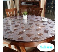 1,8 мм Мягкое стекло на круглый стол Геометрия