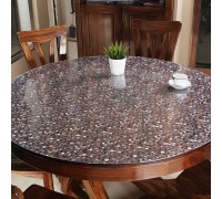 1,8 мм Мягкое стекло на круглый стол Камушки