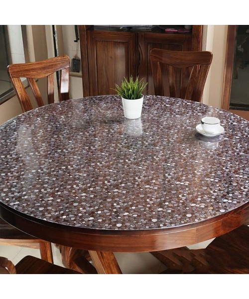 1,8 мм Мягкое стекло на круглый стол Камушки