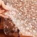 Мягкое стекло на круглый стол с рисунком силикон Камушки