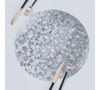 Салфетки на стол под тарелки круглые Камушки 1.8 мм 