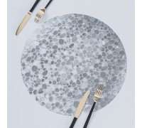 Салфетки на стол под тарелки круглые Камушки 1.8 мм 