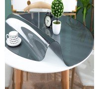 1,5 мм Мягкое стекло на круглый стол черное тонированное