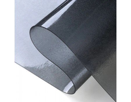 Черное мягкое стекло пвх накладка на стол силикон 1.5 мм