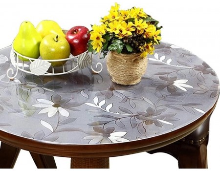 М'яке рифлене захисне скло на круглий стіл 1,8 мм