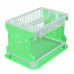 Сушилка для посуды двухъярусная пластиковая Efe Plastics Ажур салатовая