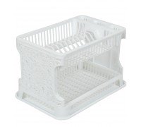 Сушилка для посуды Efe Plastics АЖУР 2 ярусная 42 см Белая