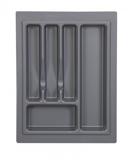 Лоток для столовых приборов в ящик 40 см 340х490 мм Серый