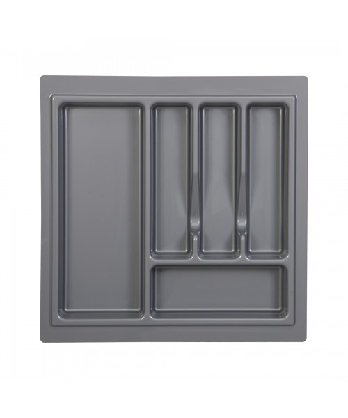 Лоток для столовых приборов в ящик 45 см 390х490 мм Серый