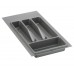 Лоток для столовых приборов в ящик 35 см 270Х490 мм Серый