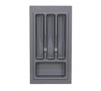 Лоток для столовых приборов в ящик 35 см 270Х490 мм Серый