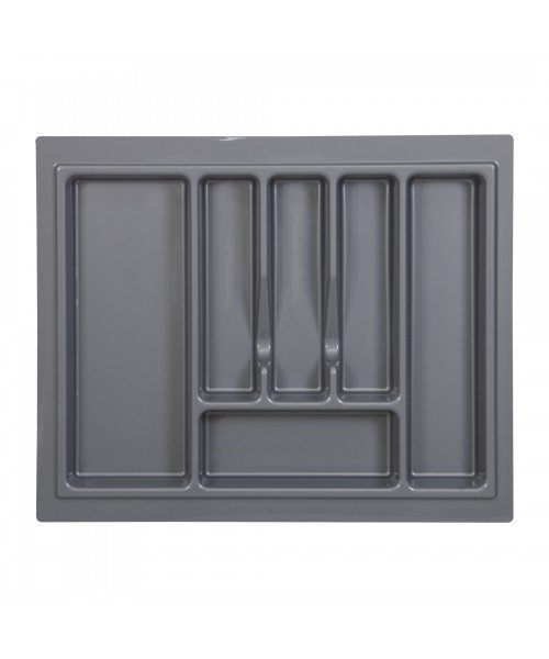 Лоток для столовых приборов в ящик 50 см 440х490 мм Серый