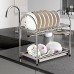 Сушка НЕРЖАВЕЙКА 56 см для посуды НАСТОЛЬНАЯ или в шкаф