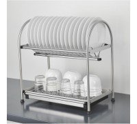 Сушка НЕРЖАВЕЙКА 56 см для посуды НАСТОЛЬНАЯ