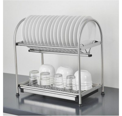 Сушка НЕРЖАВЕЙКА 56 см для посуды НАСТОЛЬНАЯ