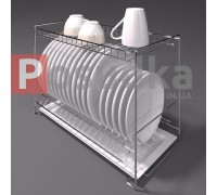 Сушилка для посуды в шкаф 40 см двухъярусная SN-2422