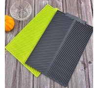Коврик для сушки посуды силиконовый 25*38 см