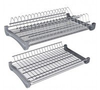 Сушилка для посуды в 50 см шкаф (L=465 мм)  НЕРЖАВЕЙКА