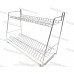 Подвесная сушилка для посуды двухуровневая 600 мм хромированная ST-26222