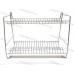 Подвесная сушилка для посуды двухуровневая 600 мм хромированная ST-26222