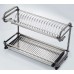 Посудосушитель настольный настенный двухуровневый L=595 нержавеющая сталь