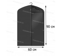 Кофр для одежды с прозрачной вставкой КОФПРОМ 60*90 см черный