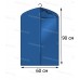 Чехол для одежды прозрачная половинка окошко КОФПРОМ 60*90 см Синий
