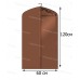 Чехол для верхней одежды прозрачный КОФПРОМ 60*120 см Коричневый