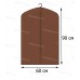Флизелиновый чехол для одежды 60*90 см Коричневый
