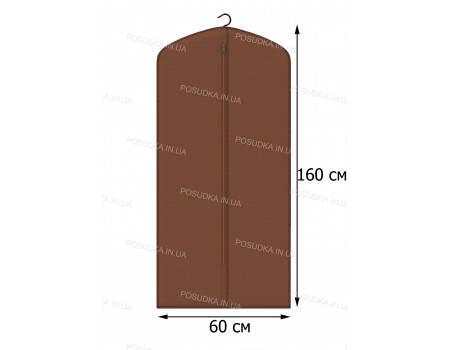 Кофр для хранения пальто длинный 60*160 см Коричневый