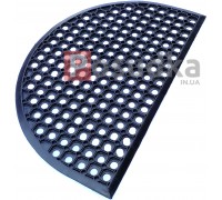 Коврик резиновый ячеистый Соты ИНДИЯ полукруглый 60*90 см
