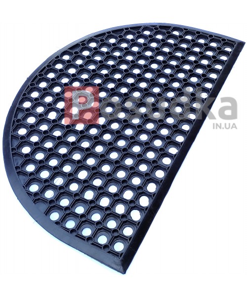 Коврик резиновый ячеистый Соты ИНДИЯ полукруглый 60*90 см