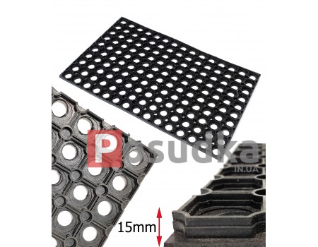 Коврик резиновый ячеистый Соты ИНДИЯ 40*60 см