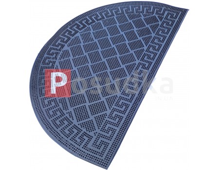 Резиновый коврик Змейка 45*75 см Овальный