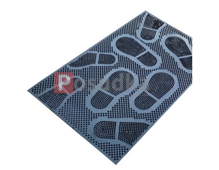 Резиновый Грязезащитный коврик Следы 40*60 см