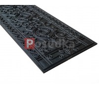 Придверный резиновый коврик с дизайном Вензель СТУПЕНЬ 33*85 см