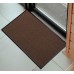 Коричневий коврик на резиновой основе с ворсом купить ПОЛОСА