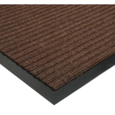 Коврик придверный ПОЛОСА коричневый 6 размеров