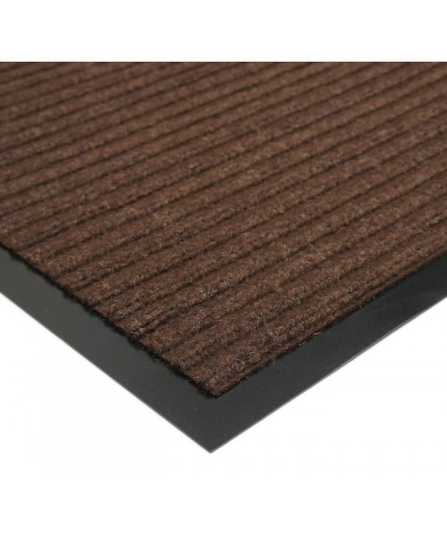 Коврик придверный ПОЛОСА коричневый 6 размеров