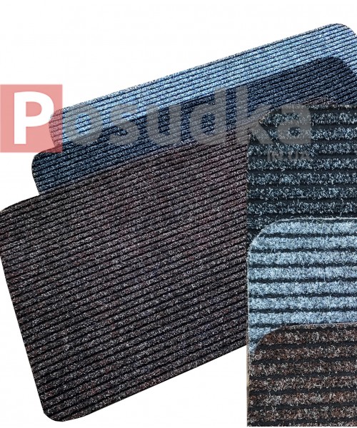 Коврик грязезащитный на резиновой основе Ребро 60*90 см Prazek