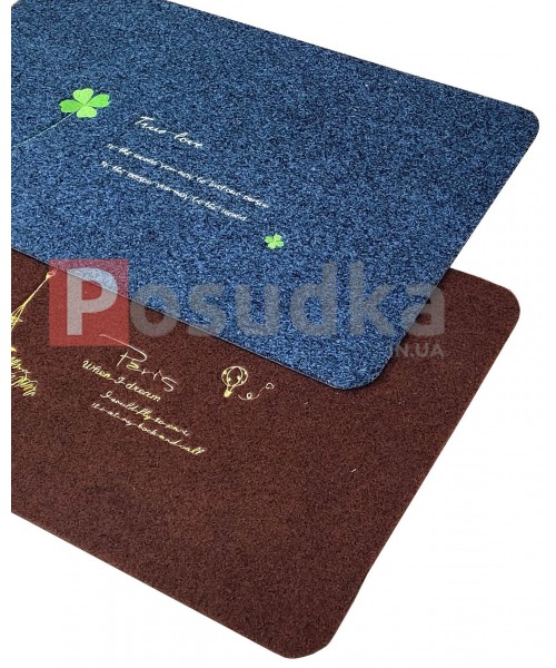 Коврик войлочный на резиновой основе ПАРИЖ 40*60 см