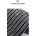 Коврик придверный на латексной основе DOUBLE STRIPE серо-черный Польша