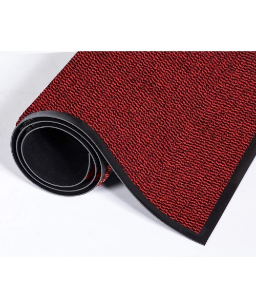 Коврик придверный Leyla Бельгия бордовый 5 размеров