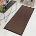Коврик придверный влаговпитывающий Leyla бежевый коричневый цвет