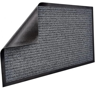 Килимок придверний 120*180 см Смуга сірий колір