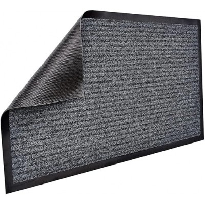 Коврик придверный ПОЛОСА серый 12 размеров