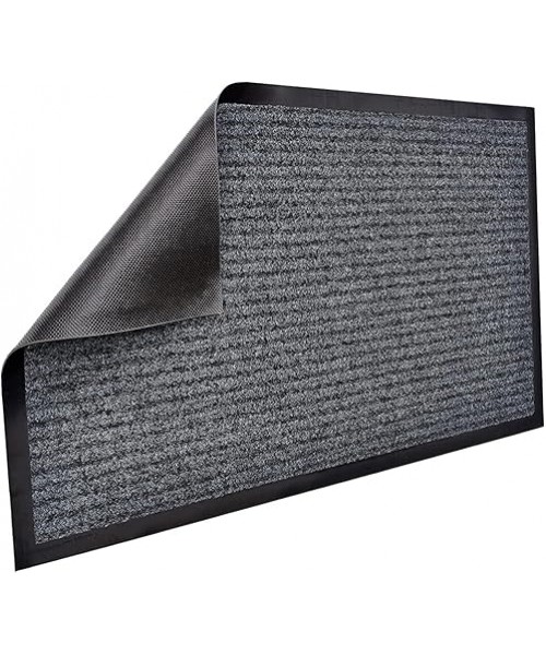 Коврик придверный 100*170 см ПОЛОСА серый цвет