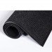Резиновый коврик на порог грязезащитный с ворсом черный цвет 90*150 см