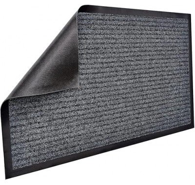 Коврик придверный 120*180 см ПОЛОСА серый цвет